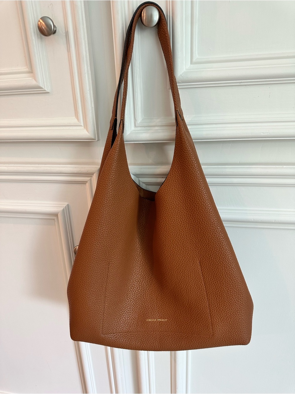 Rebecca Minkoff Darren Signature Carryall - Cognac Brown with Gold Hardware